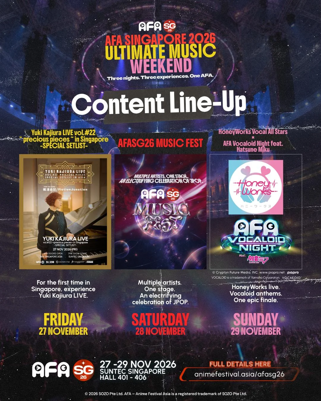 AFASG26 Ultimate Music Weekend