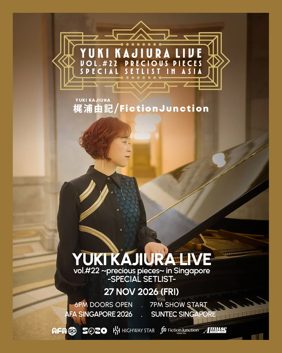 Yuki Kajiura LIVE vol.#22 ~ precious pieces ~ in Singapore -SPECIAL SETLIST- Yuki Kajiura LIVE vol.#22 ~ precious pieces ~ in Singapore -SPECIAL SETLIST-